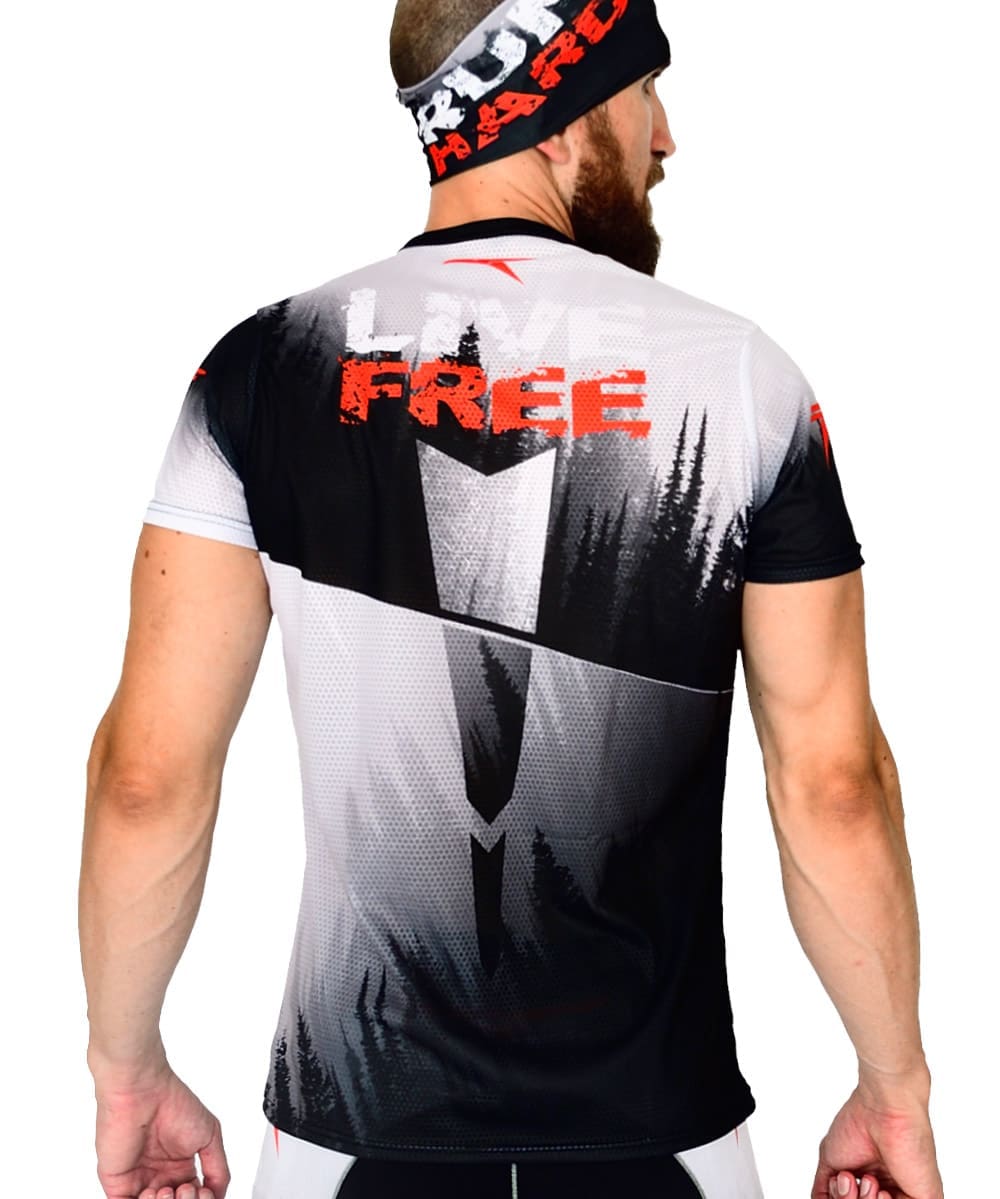 Camiseta Trail Running Hombre # Run Hard - Imagen 6