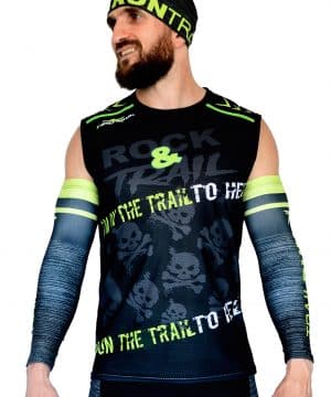 VISTA DELANTERO CAMISETA DE TRAIL RUNNING SIN MANGAS MODELO ROCK&TRAIL