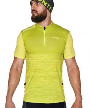 Camiseta cremallera Trail Running  #Minimal Pistachio