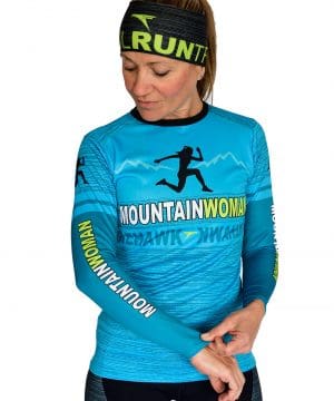 CAMISETA MUJER MANGA LARGA TRAIL RUNNING MODELO MOUNTAIN WOMAN