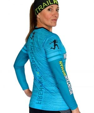 Camiseta mujer trail running Manga larga #Mountain woman