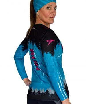 Camiseta mujer trail running Manga larga #Only Run