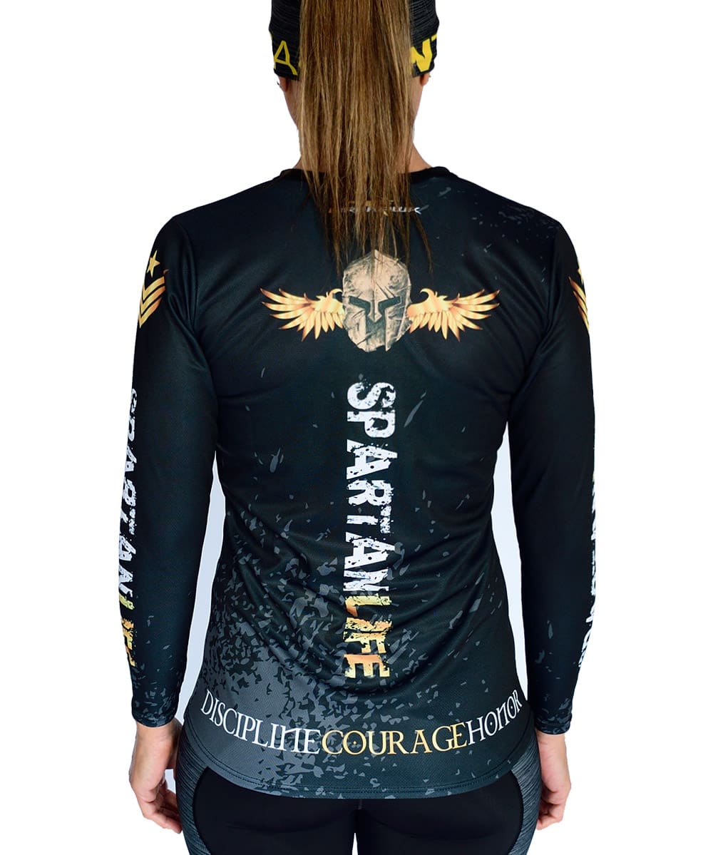Camiseta mujer trail running Manga larga #Spartan Life - Imagen 5
