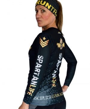 Camiseta mujer trail running Manga larga #Spartan Life