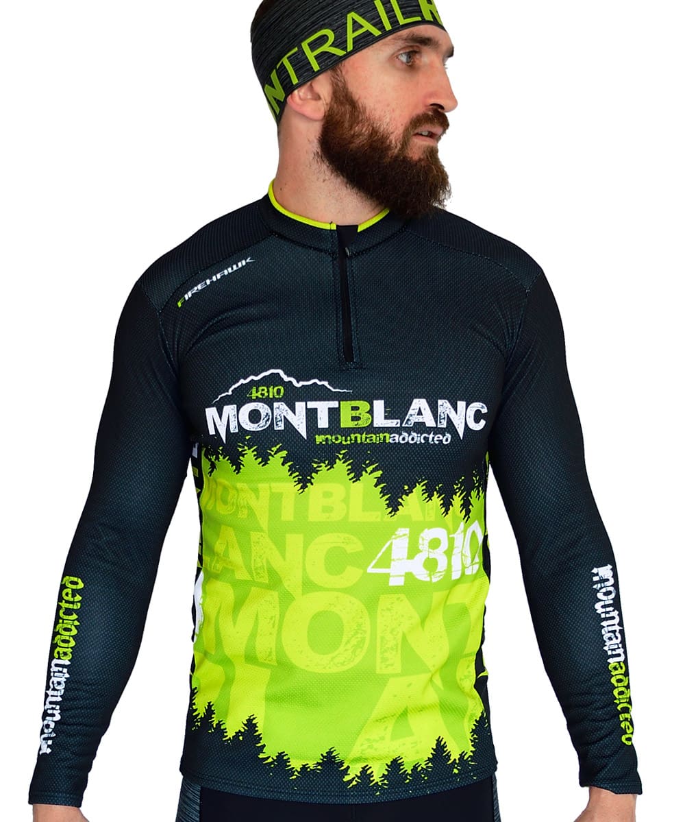 Sudadera técnica trail running #M.Addicted Montblanc - Imagen 2
