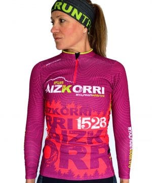 SUDADERA MUJER TRAIL RUNNING MODELO MOUNTAIN ADDICTED AIZKORRI