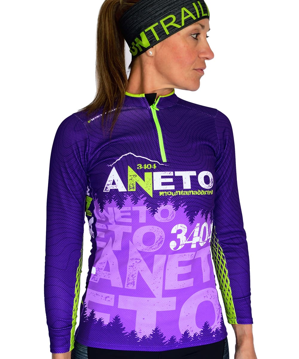 Sudadera Mujer trail running #M.Addicted Aneto - Imagen 3
