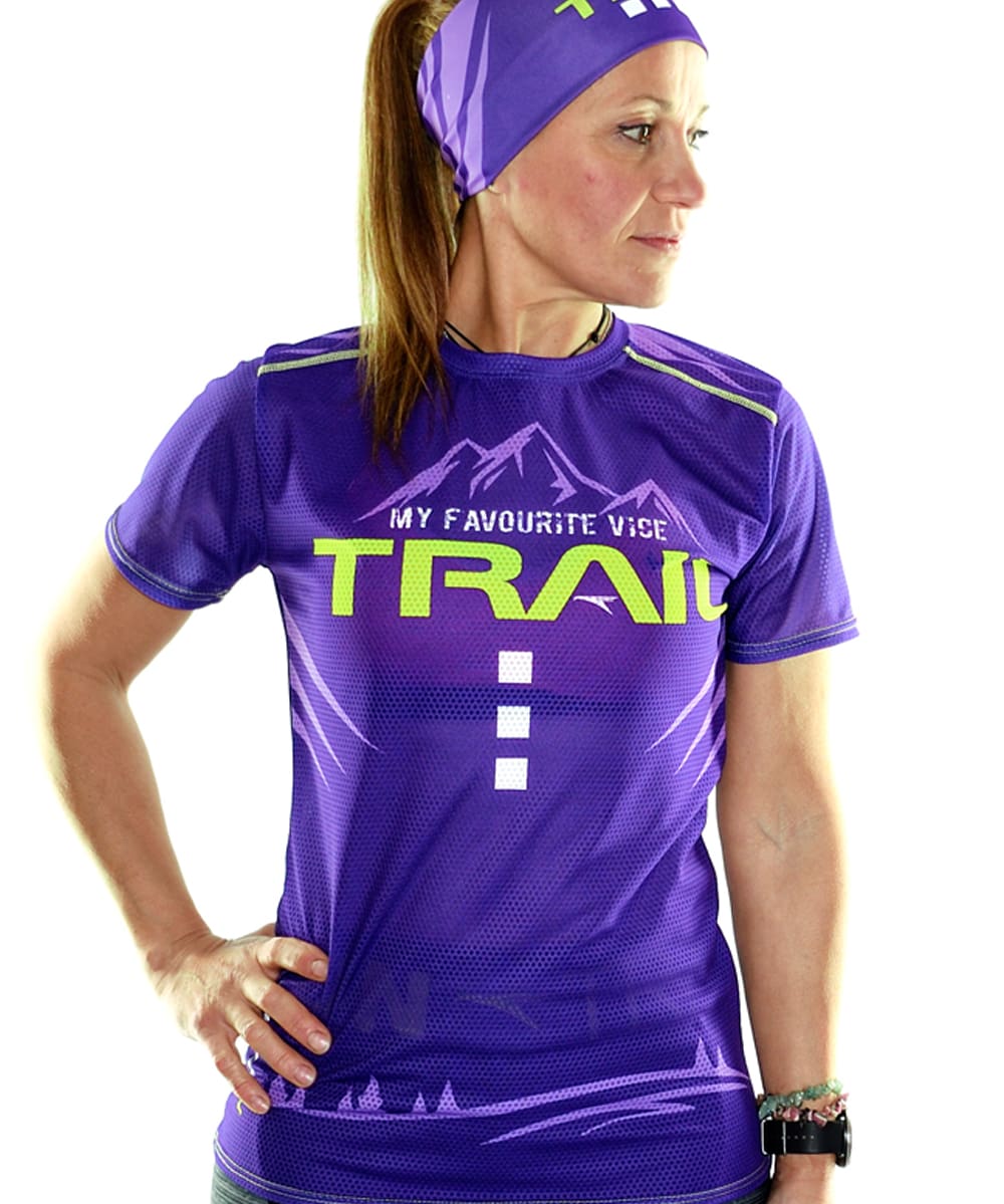 Camiseta Trail Running Mujer # Trail Vice Violet - Imagen 7
