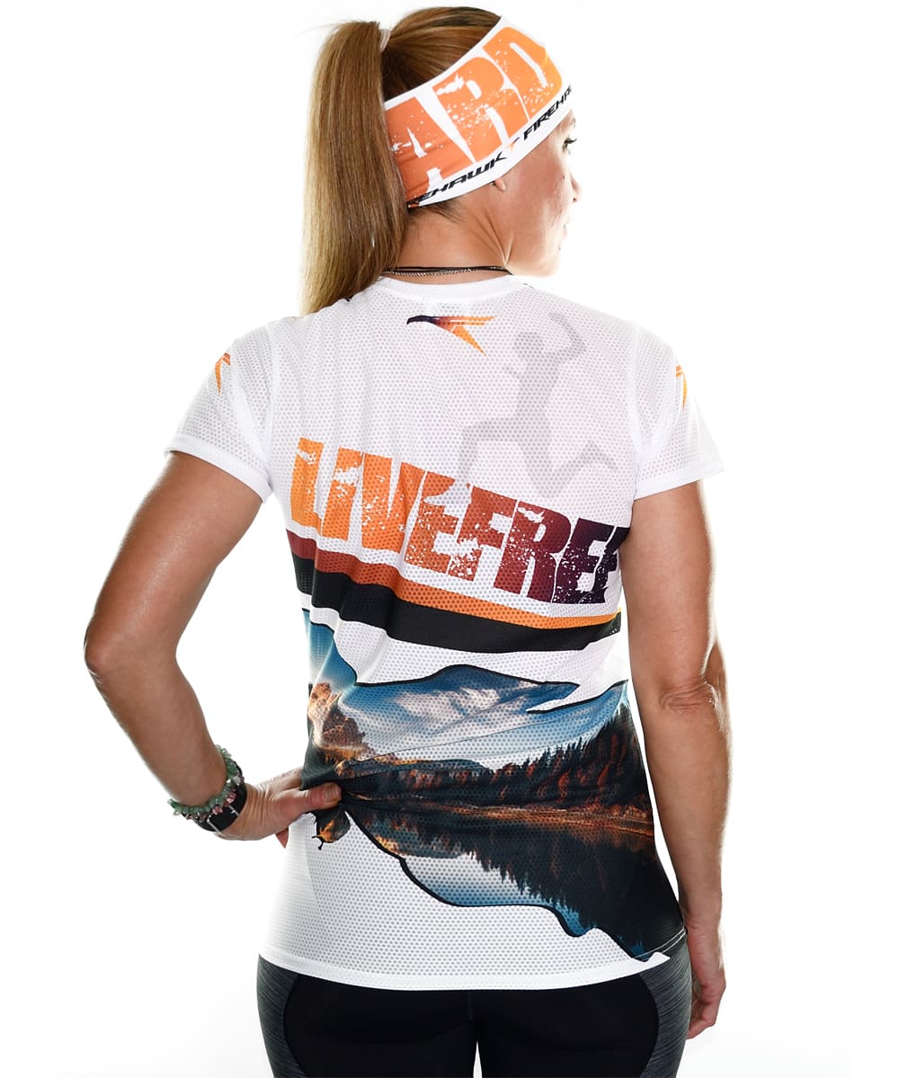 Camiseta Trail Running Mujer # Run Hard Brown - Imagen 3