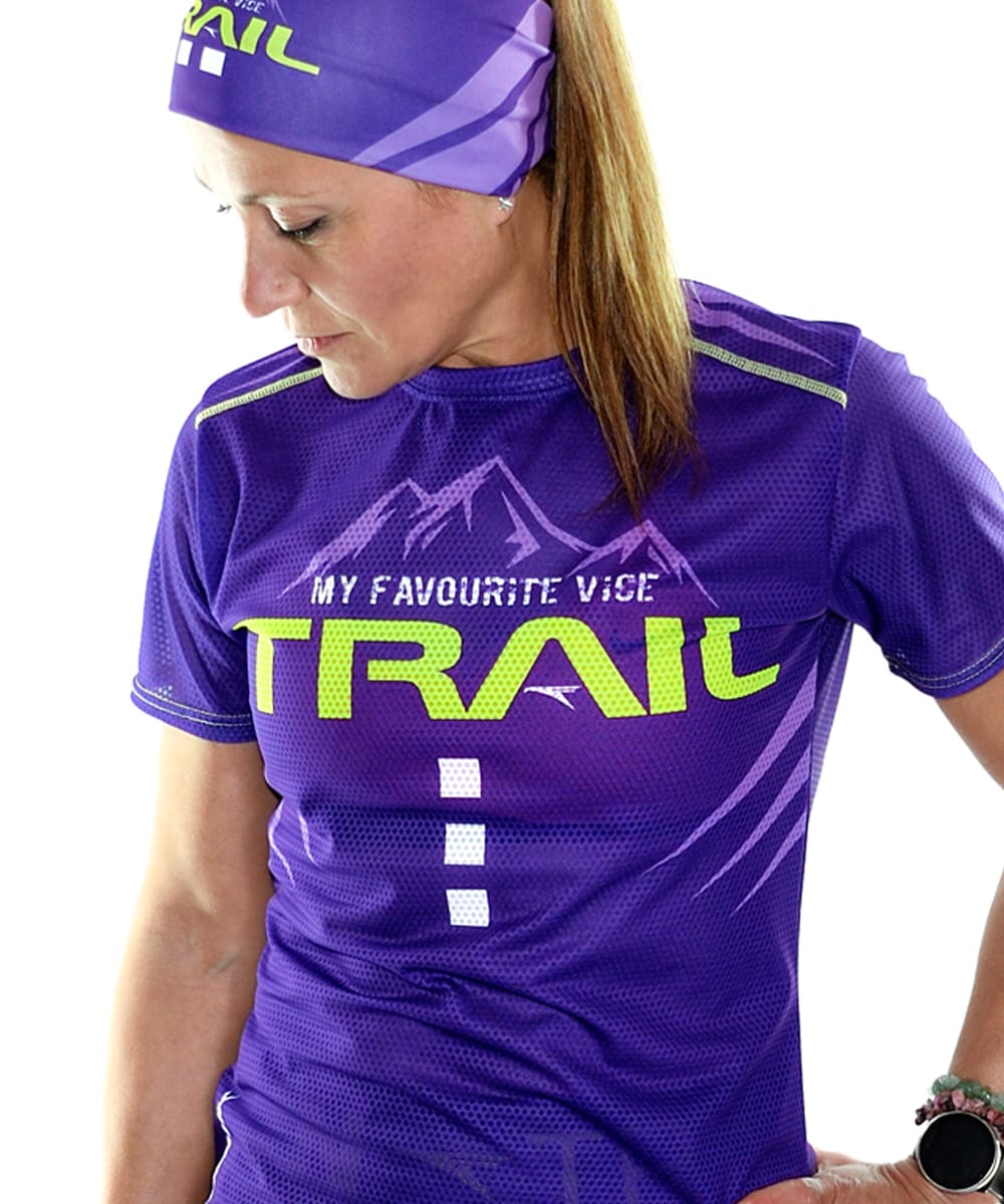Camiseta Trail Running Mujer # Trail Vice Violet - Imagen 4