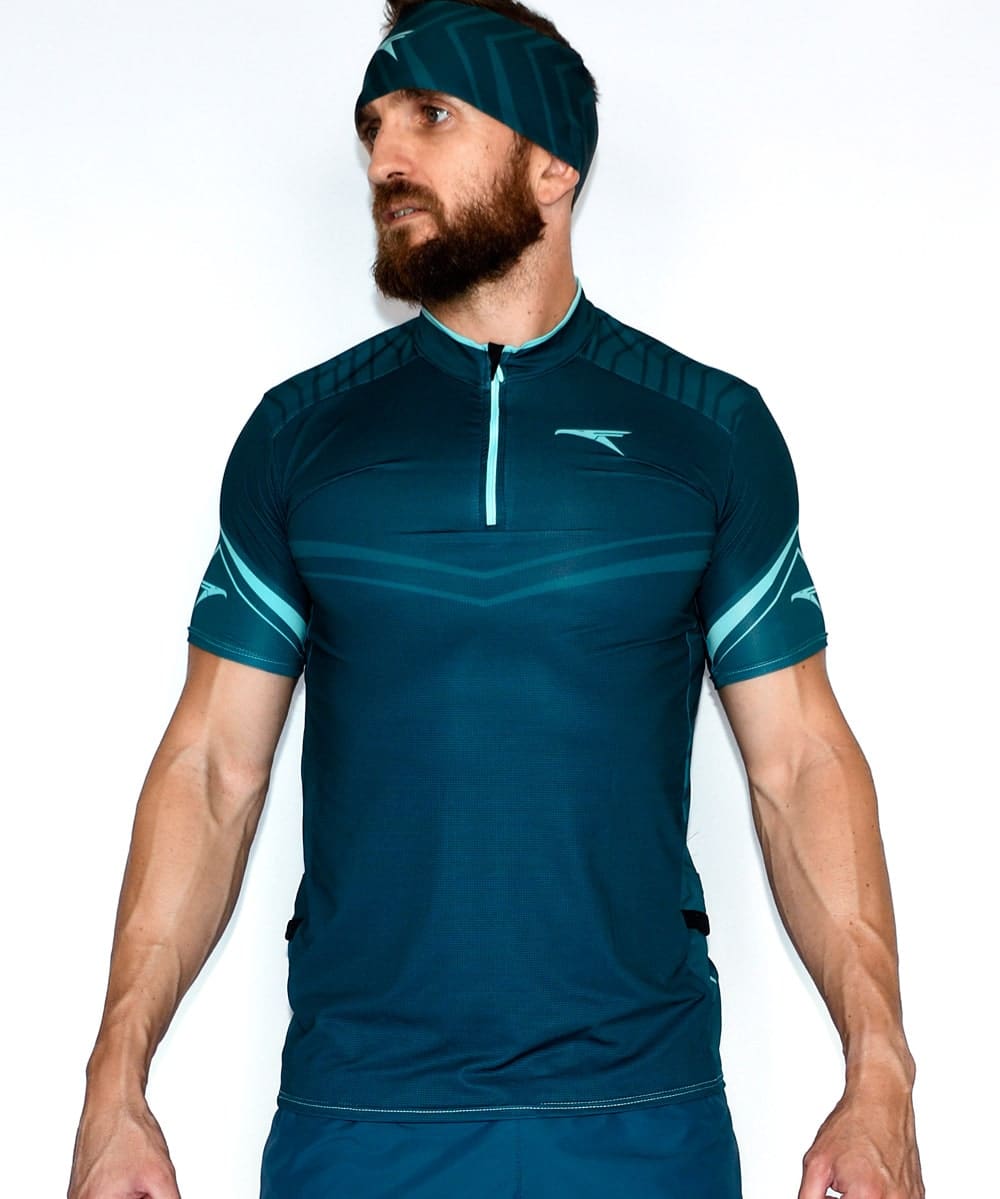 Camiseta cremallera Trail Running  #Midi Lake