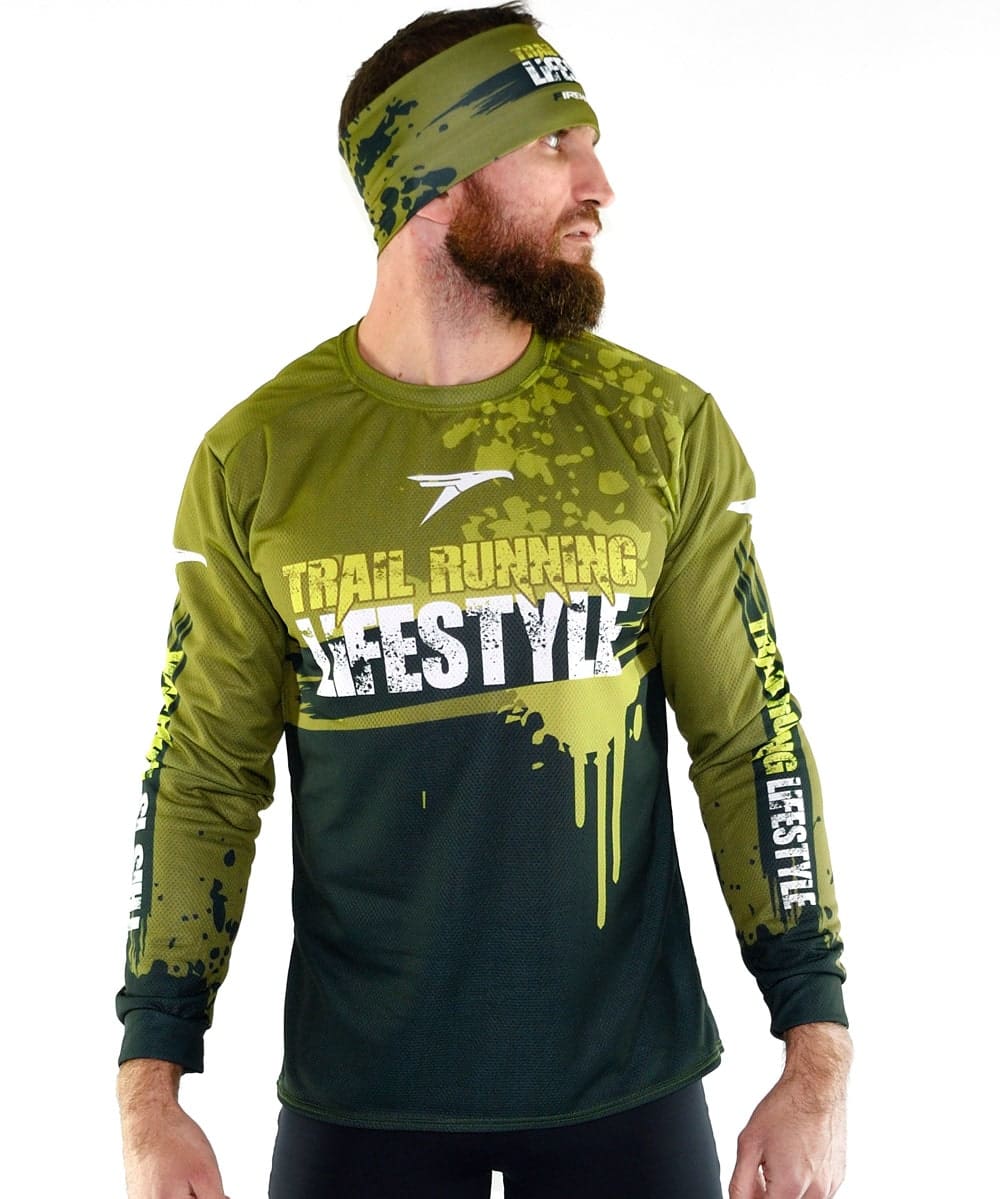 Camiseta hombre M larga #TRAIL-RUN-STYLE