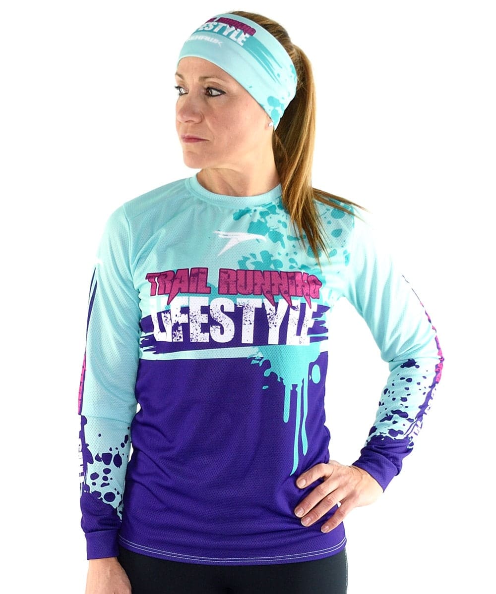 Camiseta mujer M larga #TRAIL-RUN-STYLE