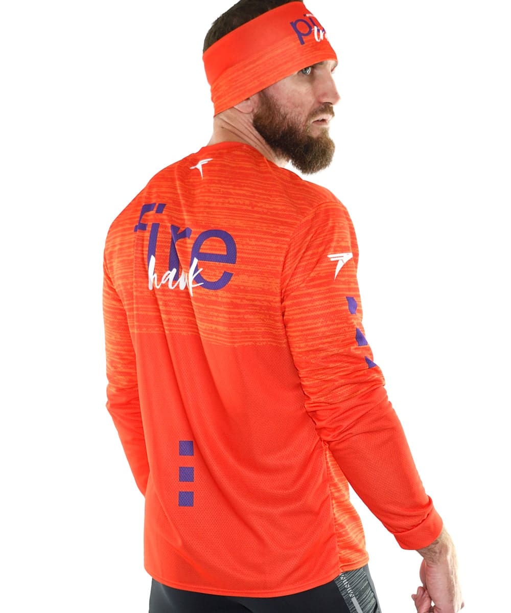 Camiseta hombre M larga #Pure.T Orange - Imagen 4