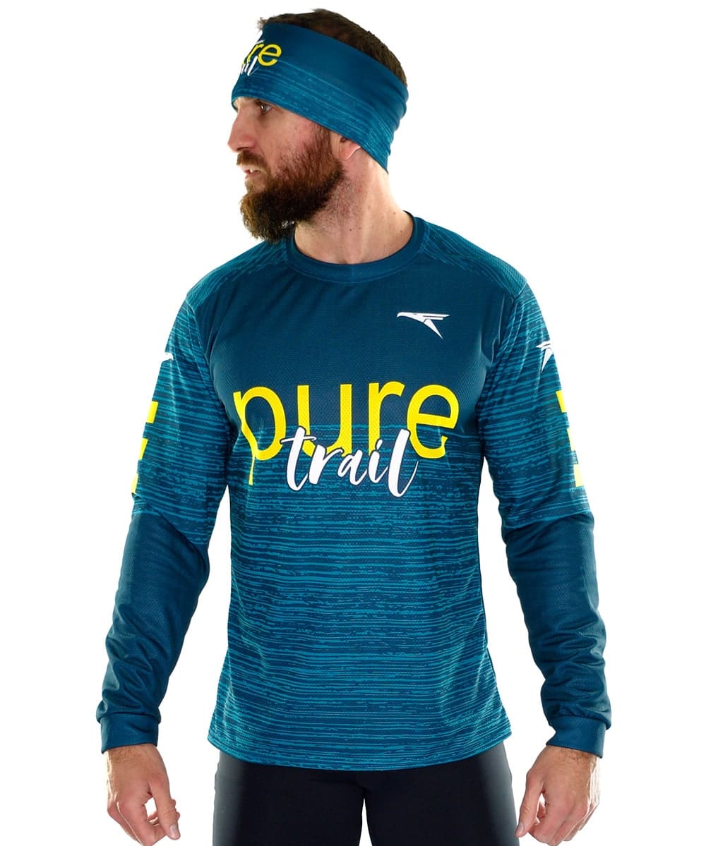 Camiseta hombre M larga #Pure.T Petrol