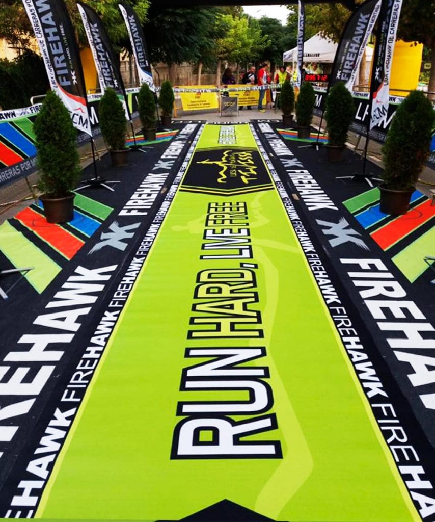 Alfombra Fieltro Meta #Personalizada