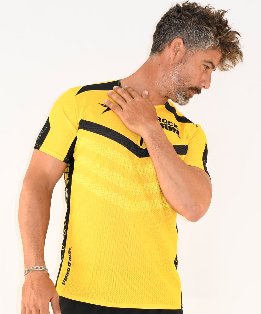 Camiseta Cremallera Trail Running Hombre #RockAndRun - Imagen 3