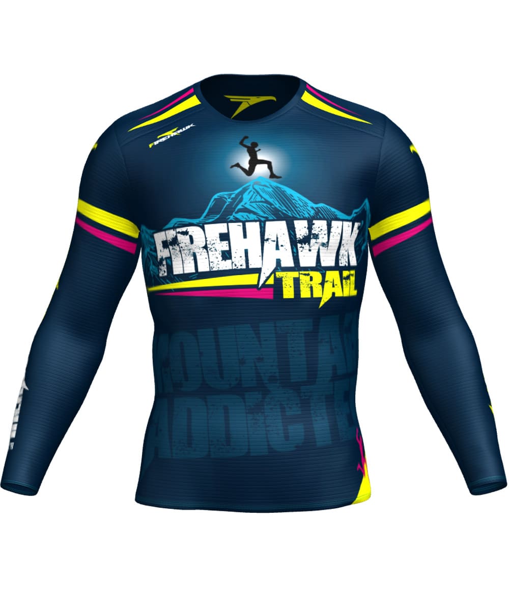 Camiseta deportiva Manga Larga Trail Running #Eventos