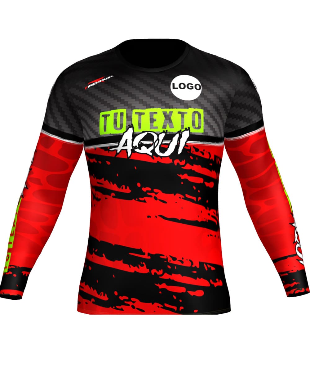 Camiseta M.Larga Trail Running Personalizada # Diseño 1