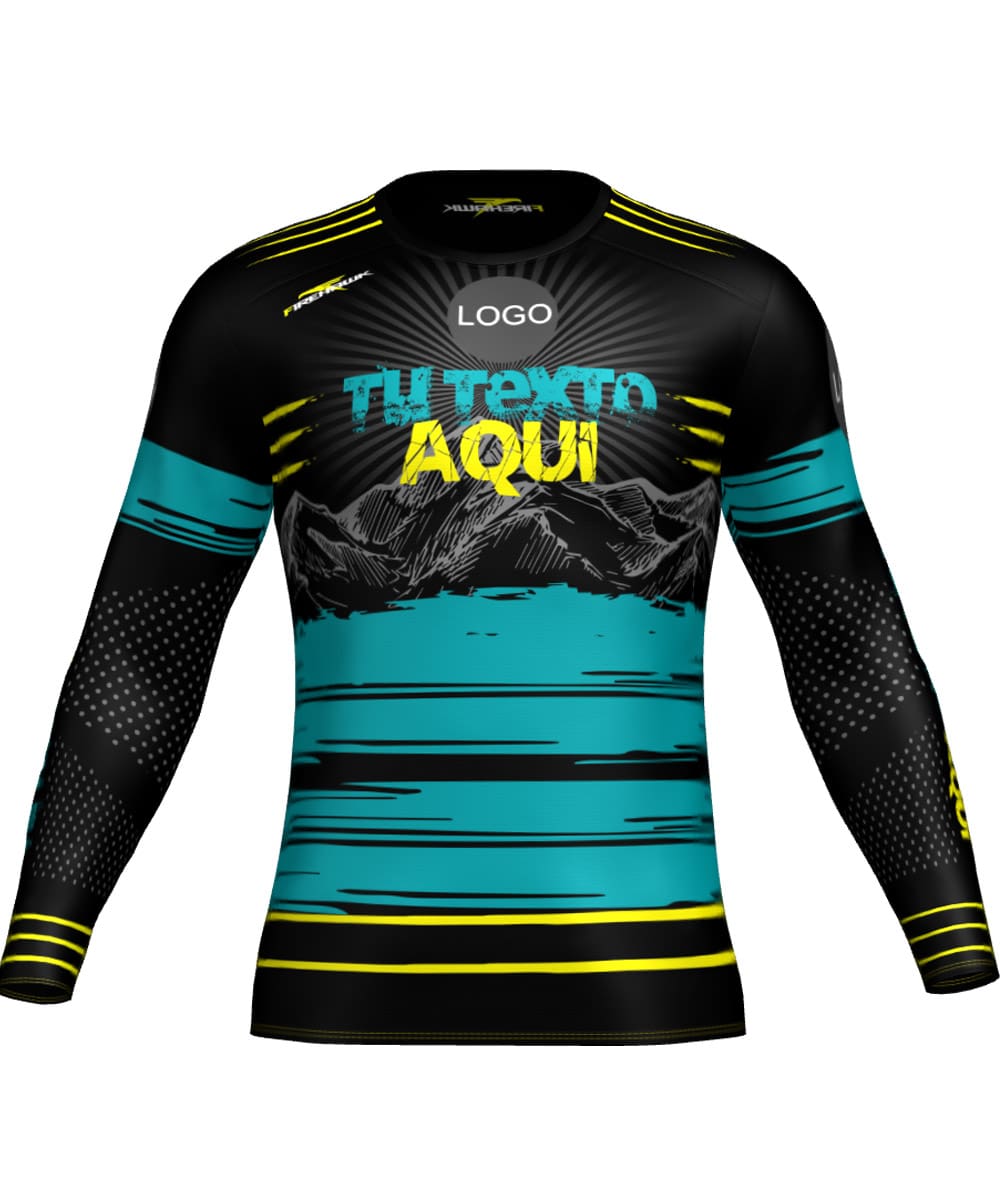 Camiseta M.Larga Trail Running Personalizada # Diseño 12