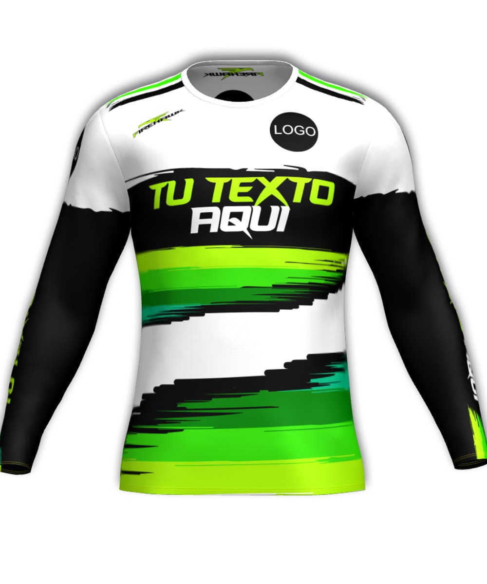 Camiseta M.Larga Trail Running Personalizada # Diseño 5