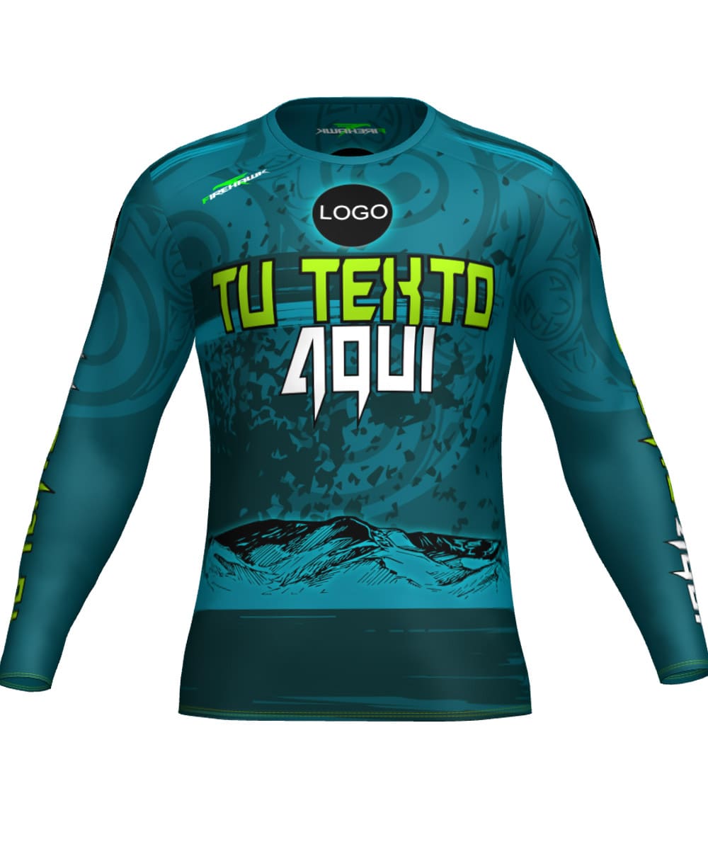 Camiseta M.Larga Trail Running Personalizada # Diseño 7
