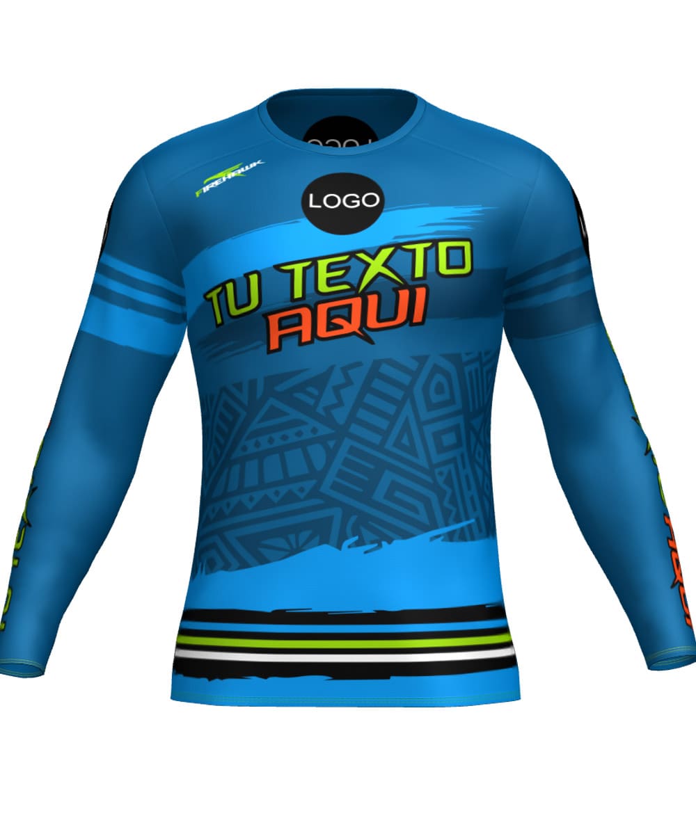 Camiseta M.Larga Trail Running Personalizada # Diseño 9