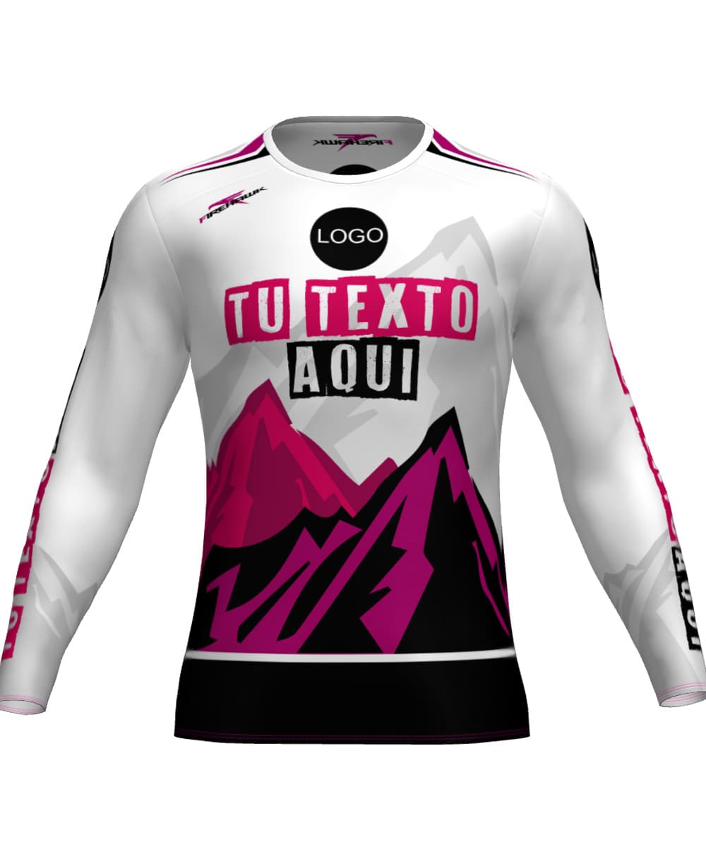 Camiseta M.Larga Trail Running Personalizada # Diseño 13