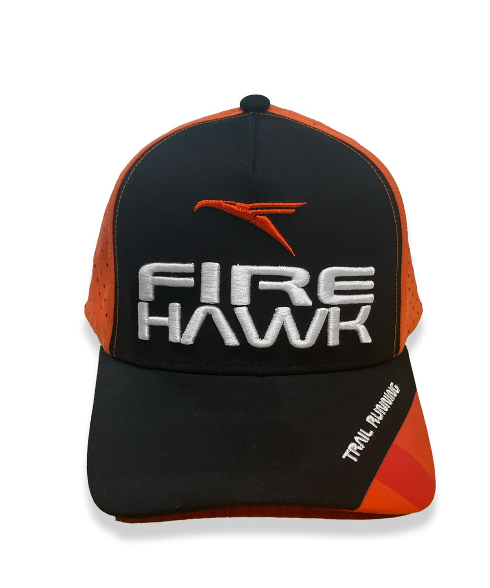 Gorra Casual trail running #Firehawk black - Imagen 4