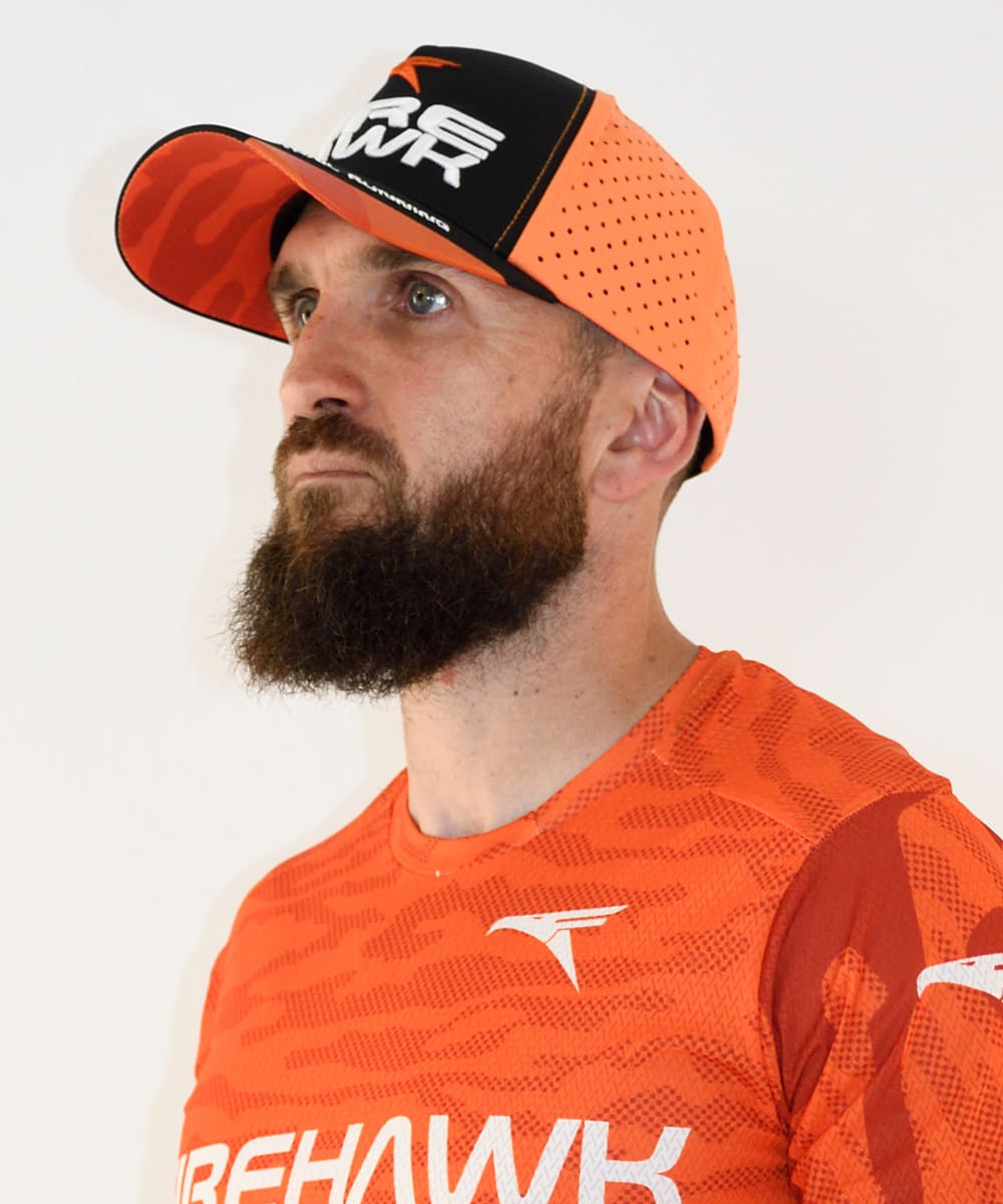 Gorra Casual trail running #Firehawk black - Imagen 7