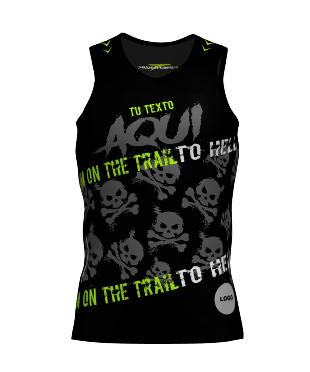 Camiseta Tirantes Trail Running Personalizada # Diseño 18