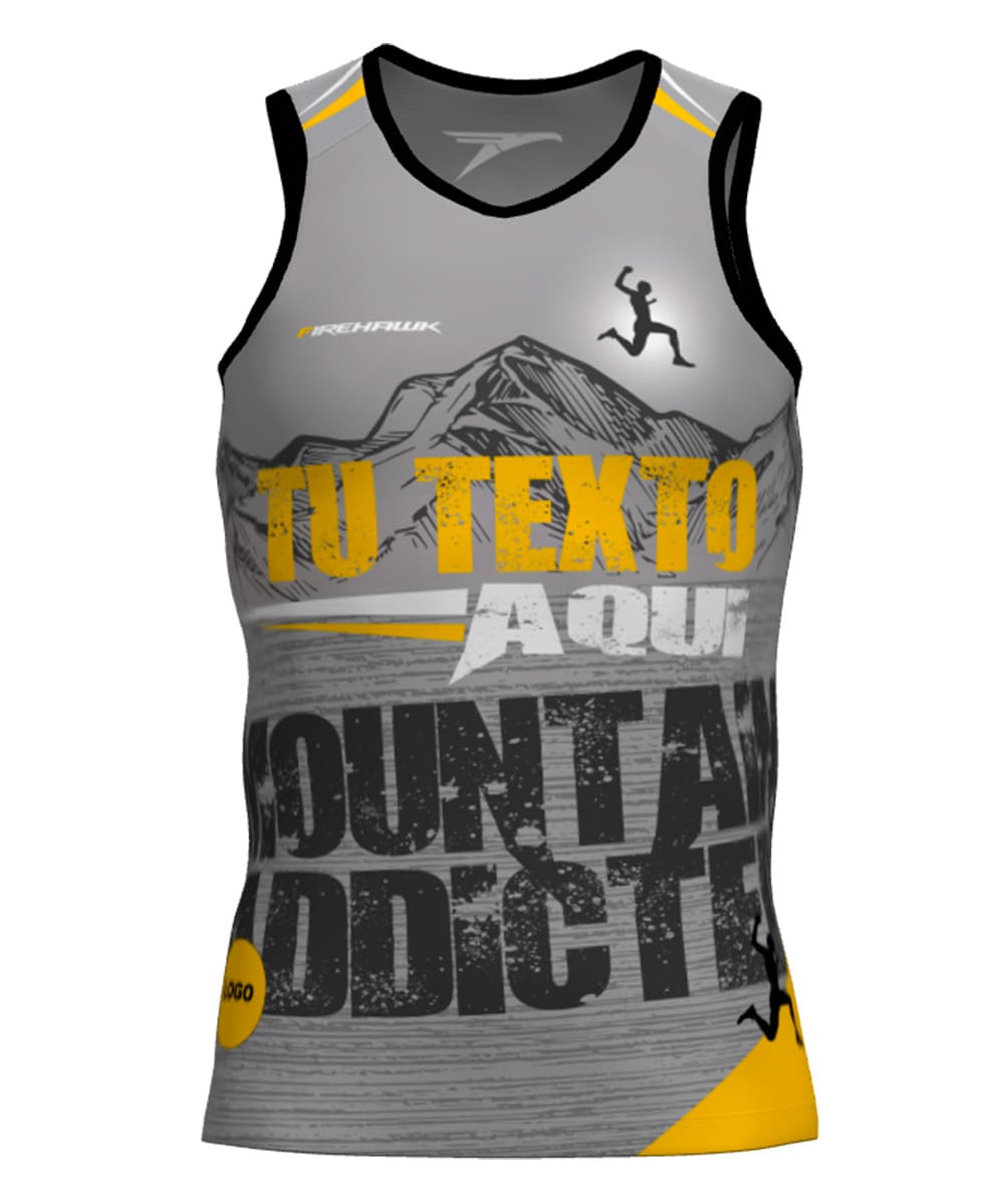 Camiseta Tirantes Trail Running Personalizada # Diseño 47