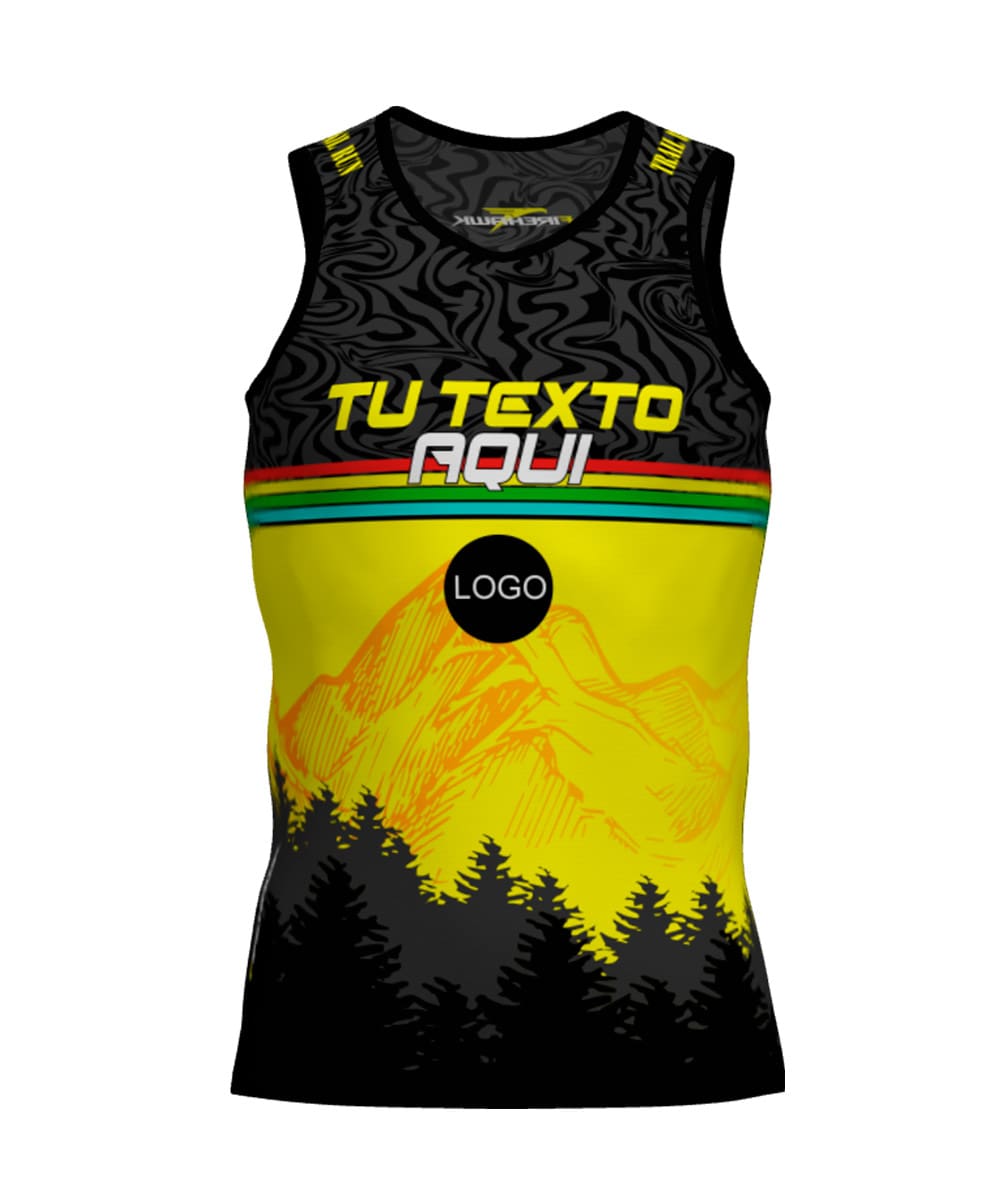 Camiseta Tirantes Trail Running Personalizada # Diseño 17