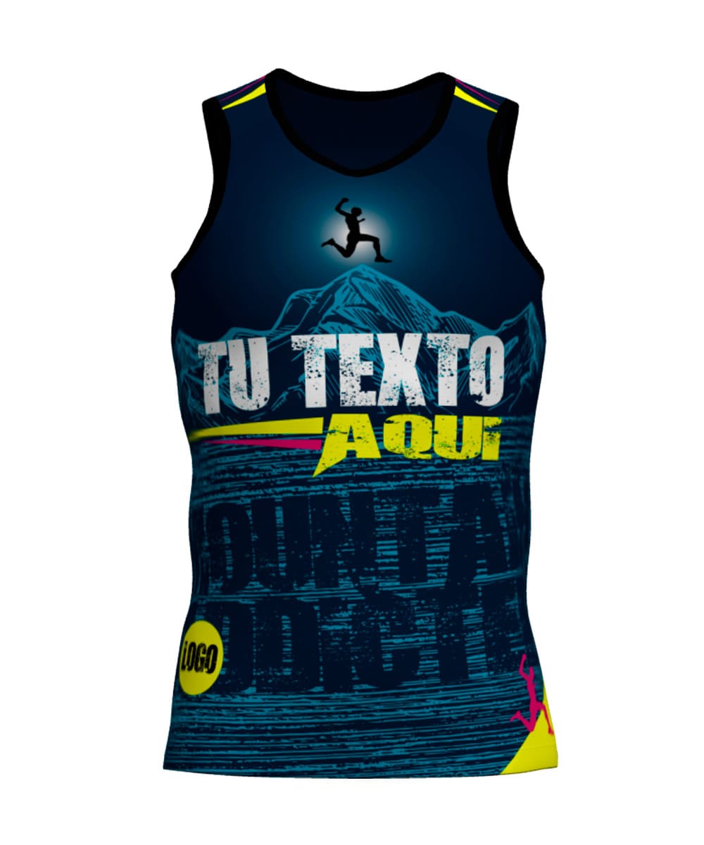 Camiseta Tirantes Trail Running Personalizada # Diseño 23