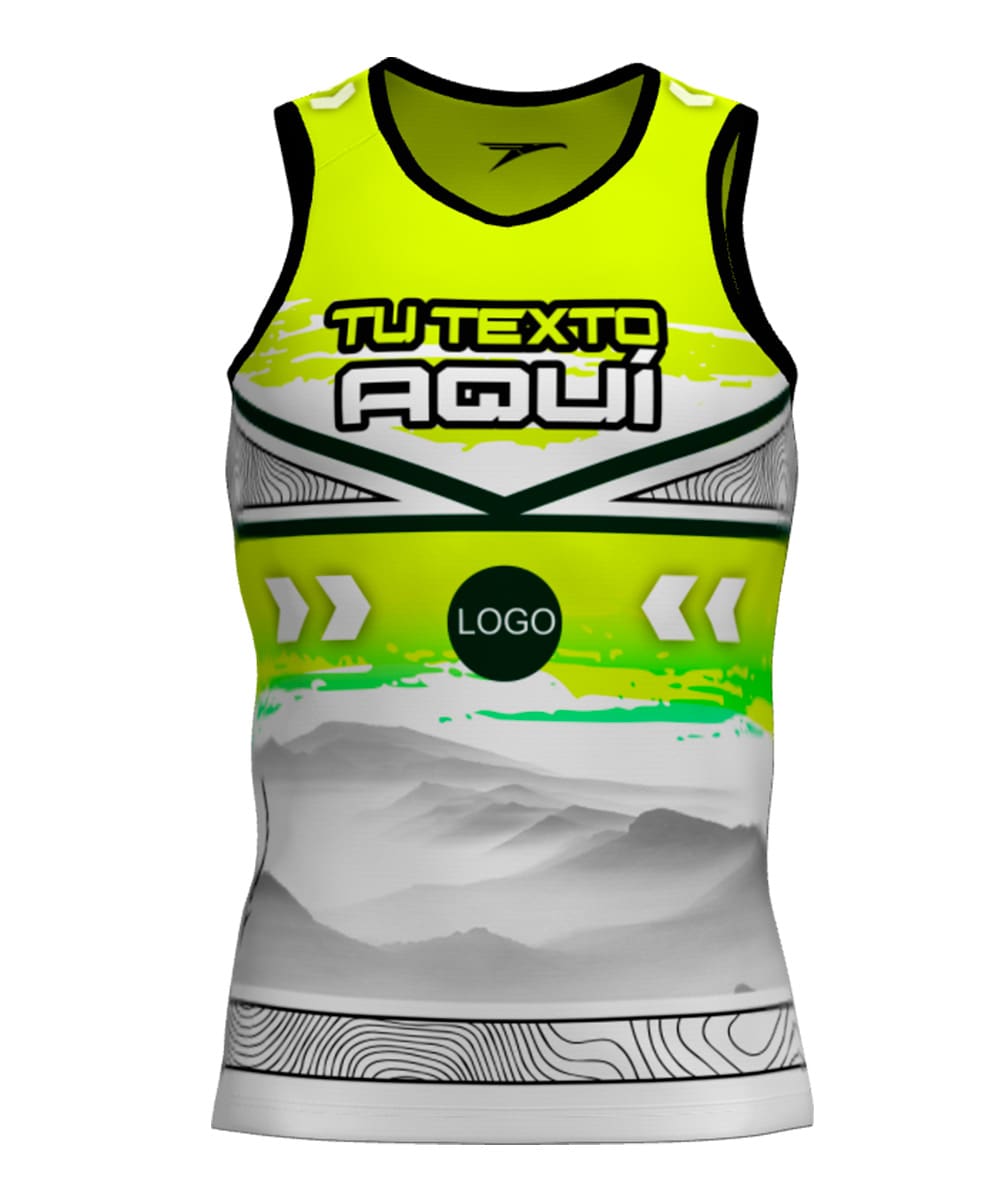 Camiseta Tirantes Trail Running Personalizada # Diseño 42