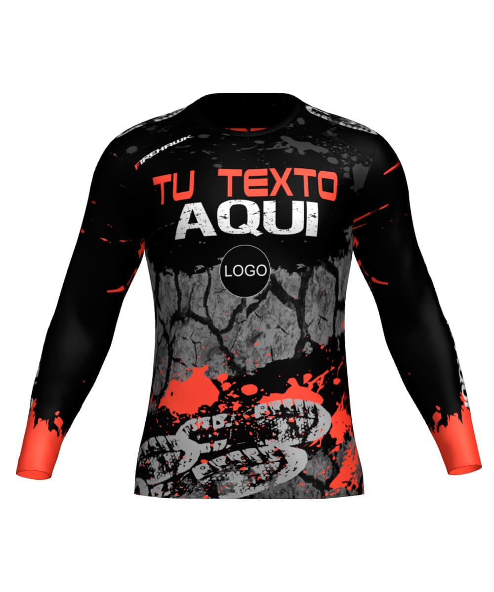 Camiseta M.Larga Trail Running Personalizada # Diseño 44