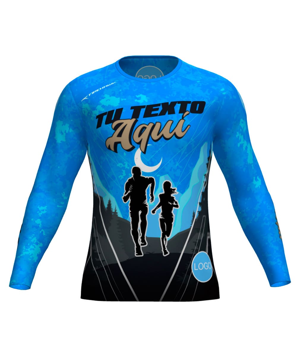 Camiseta M.Larga Trail Running Personalizada # Diseño 45