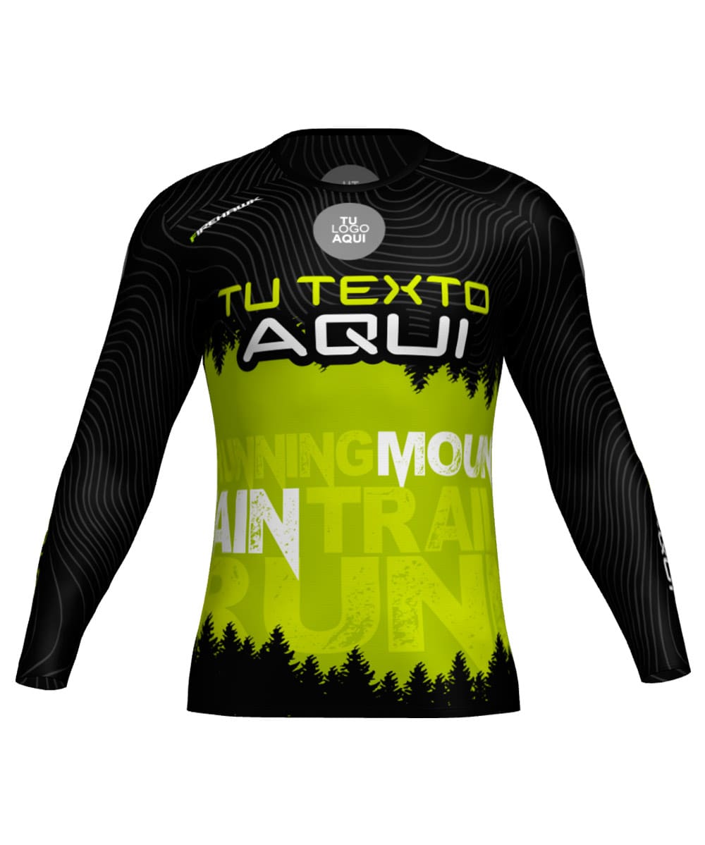 Camiseta M.Larga Trail Running Personalizada # Diseño 49