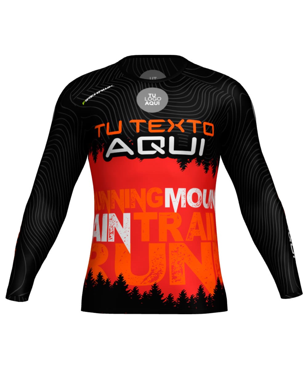 Camiseta M.Larga Trail Running Personalizada # Diseño 50