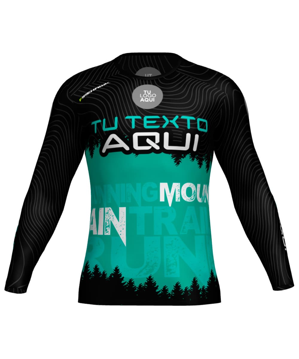 Camiseta M.Larga Trail Running Personalizada # Diseño 51