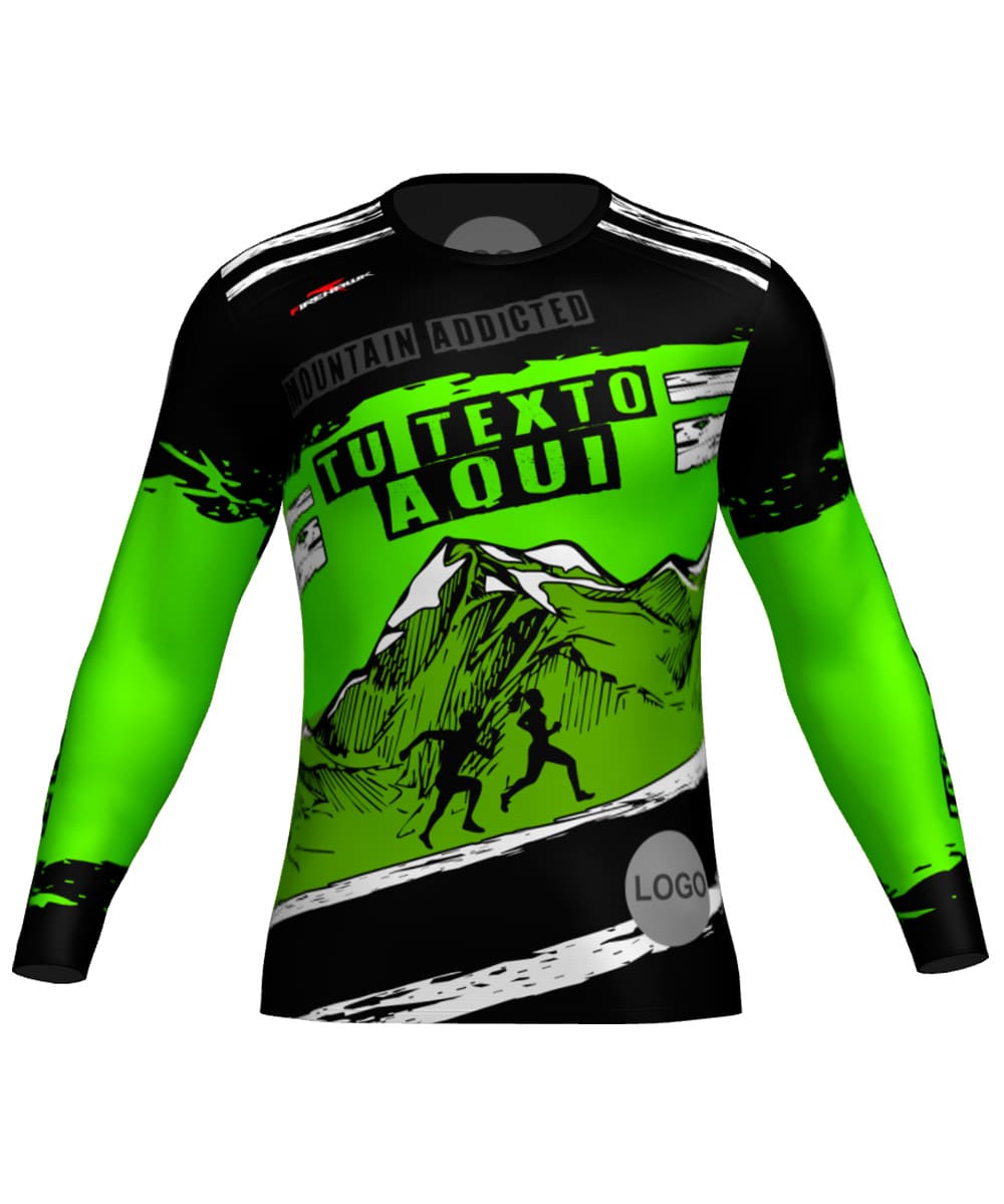 Camiseta M.Larga Trail Running Personalizada # Diseño 52