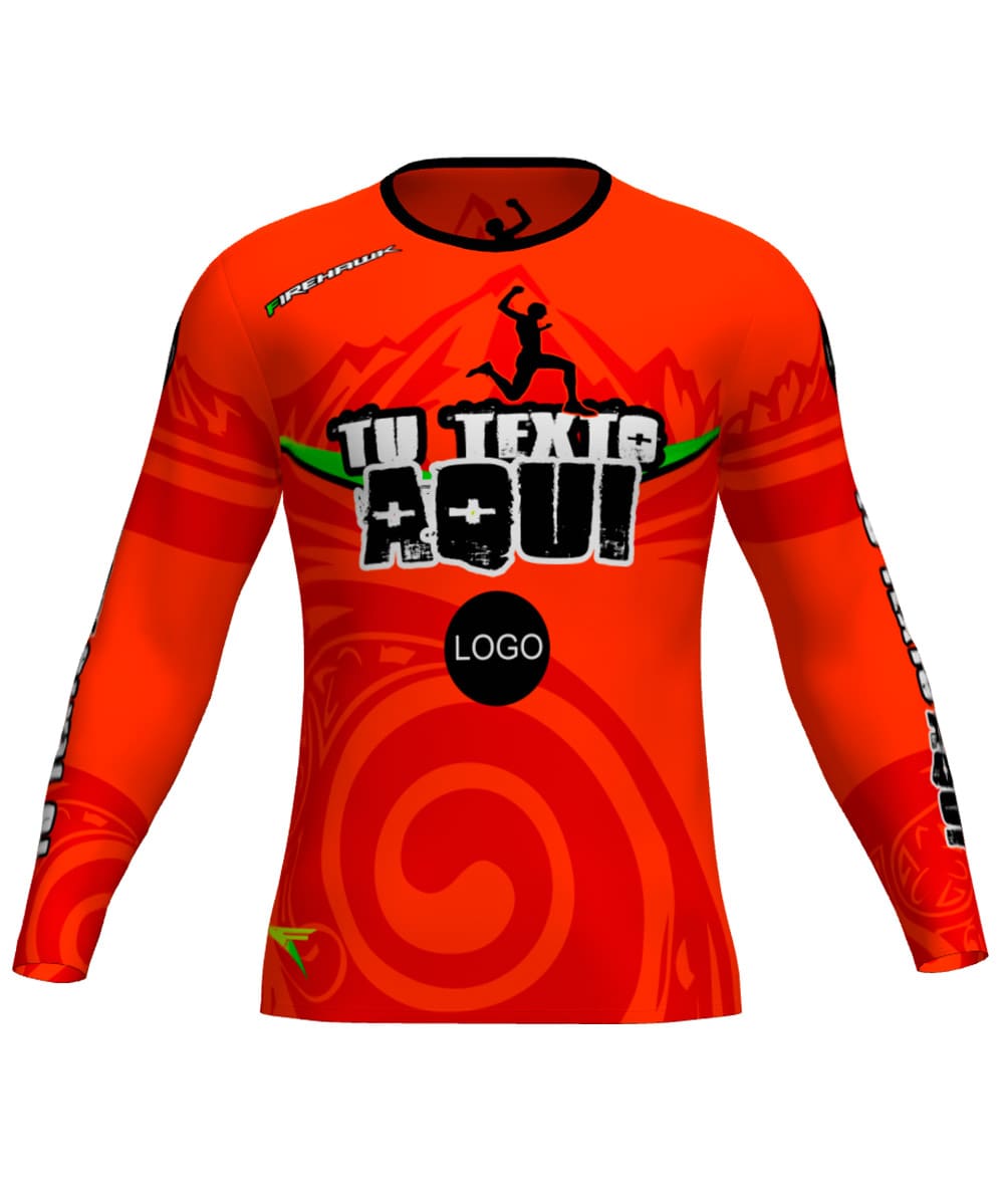 Camiseta M.Larga Trail Running Personalizada # Diseño 54