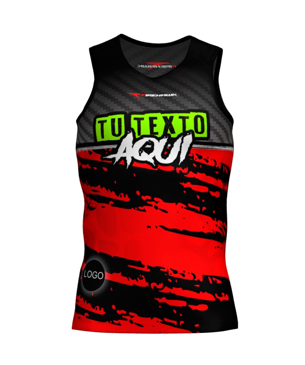 Camiseta Tirantes Trail Running Personalizada # Diseño 1