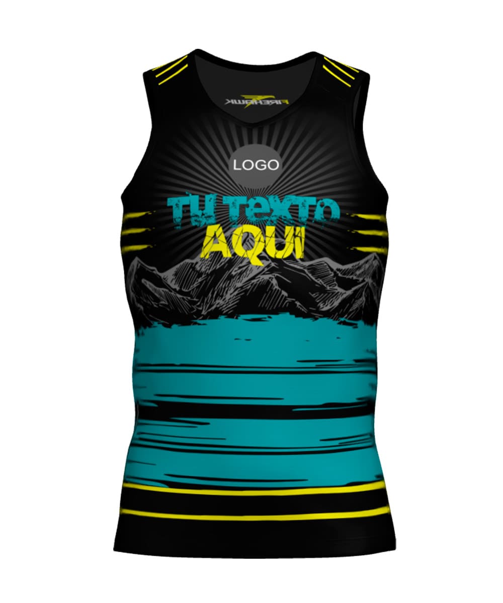 Camiseta Tirantes Trail Running Personalizada # Diseño 12
