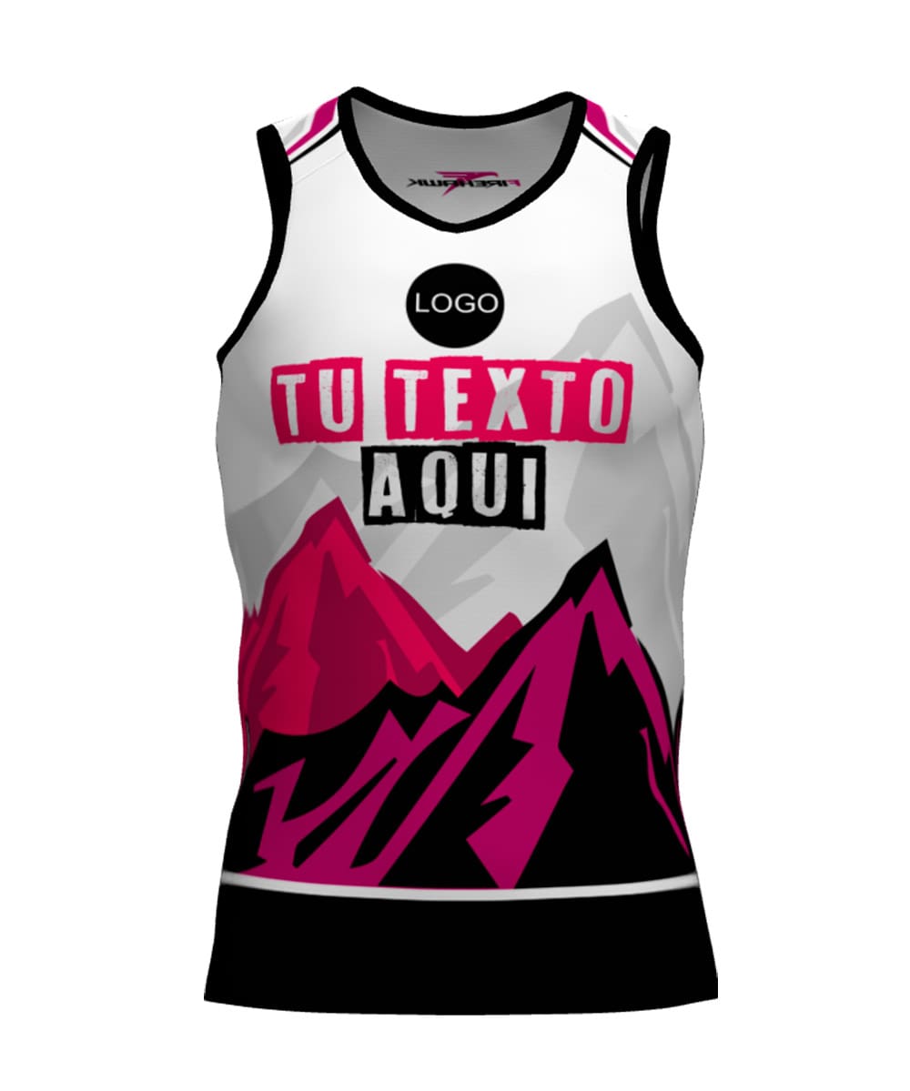 Camiseta Tirantes Trail Running Personalizada # Diseño 13