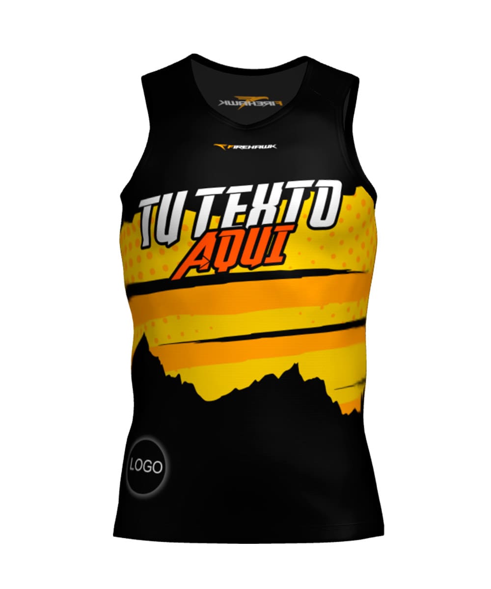 Camiseta Tirantes Trail Running Personalizada # Diseño 3