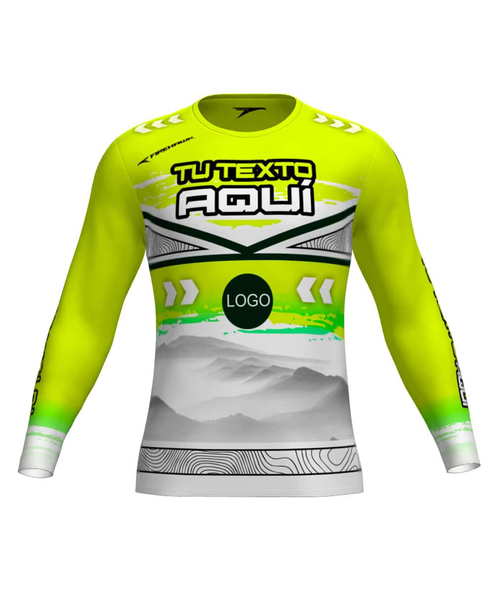 Camiseta M.Larga Trail Running Personalizada # Diseño 42