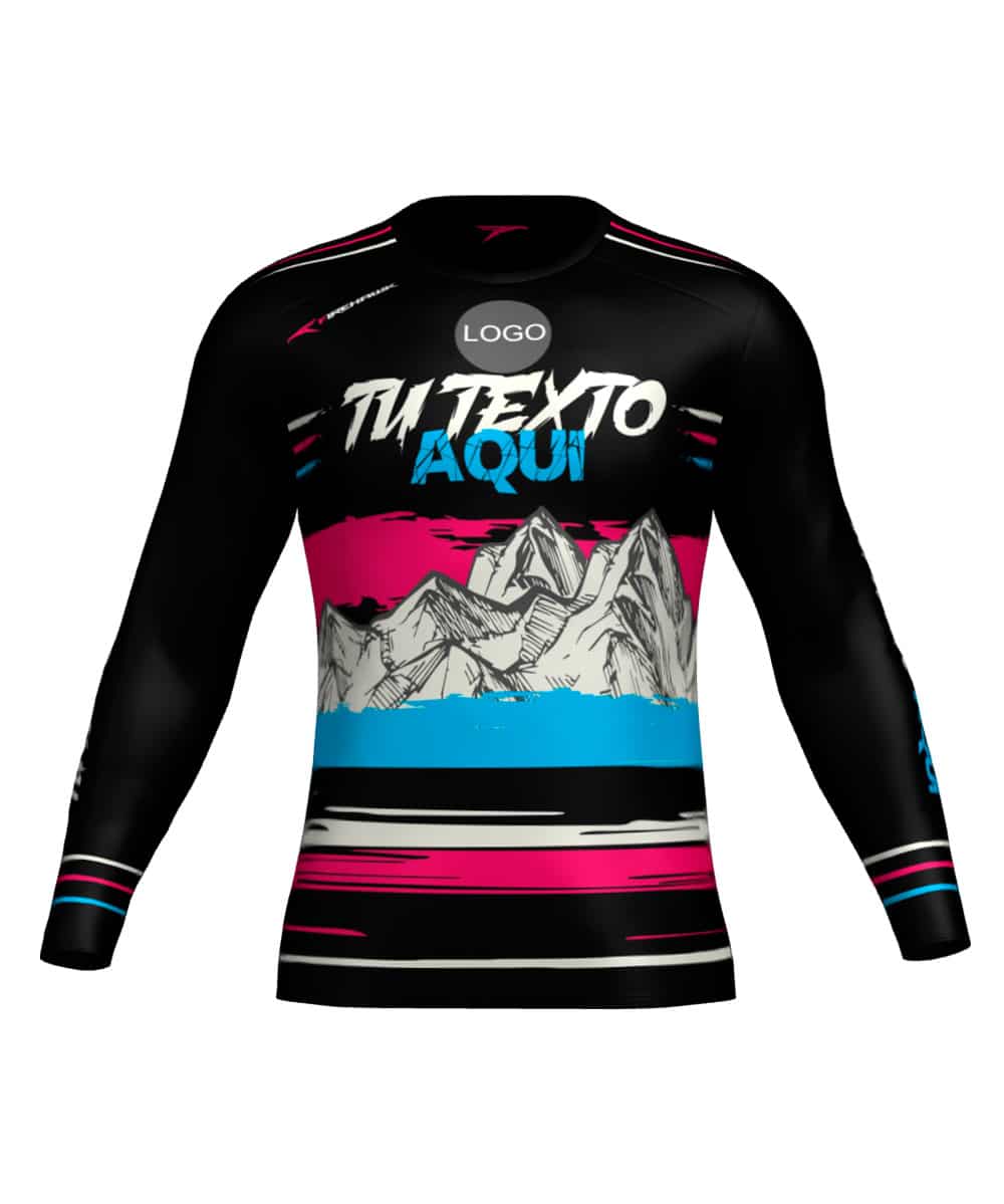 Camiseta M.Larga Trail Running Personalizada # Diseño 41