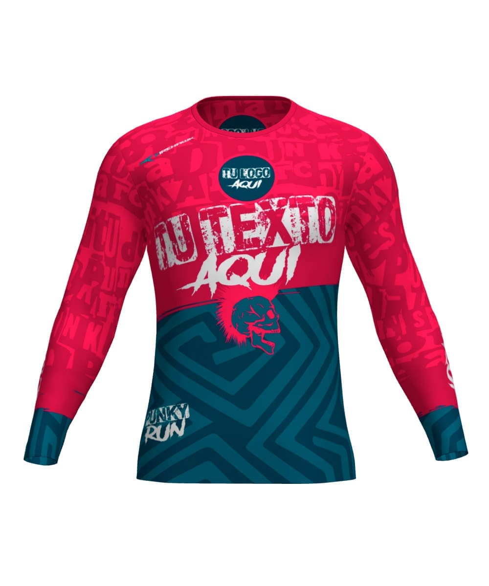 Camiseta M.Larga Trail Running Personalizada # Diseño 39