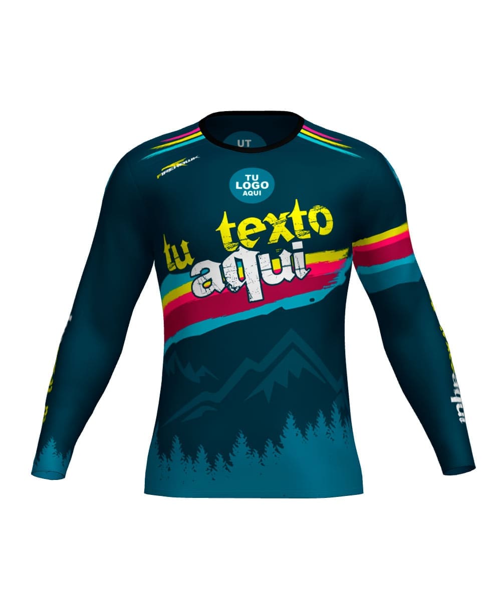 Camiseta M.Larga Trail Running Personalizada # Diseño 27